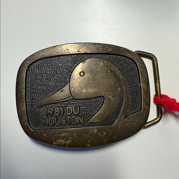 Vintage 1981 DU Houston Belt Buckle limited edition - Picture 2 of 6